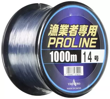 Нейлоновая леска YAMATOYO For Fishermen Only Pro Line 1000 м 14 50 фунтов Серый №. серый