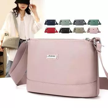 Нейлоновая маленькая женская сумка через плечо, водонепроницаемая женская легкая сумка через плечо, сумка для матери темно-синий