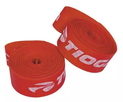 Нейлоновая ободная лента TIOGA 700C x 17 мм, красная, набор из 2 шт. красный