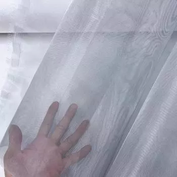 Нейлоновая сетчатая ткань: Юбка, багаж, москитная сетка, палатка, рыболовная сеть, фильтр с 40 ячейками 40 mesh natural white