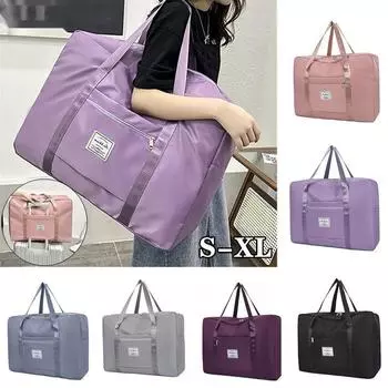 Нейлоновая складная дорожная сумка унисекс, сумка большой вместимости, женские водонепроницаемые сумки, мужские дорожные сумки S зелёный