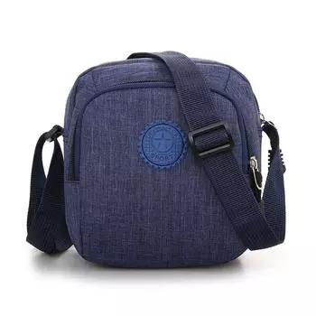 Нейлоновая сумка через плечо Повседневная сумка Модная сумка через плечо Для женщин Для мужчин blue-1