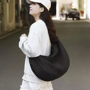 Нейлоновая сумка через плечо Женская сумка через плечо белый