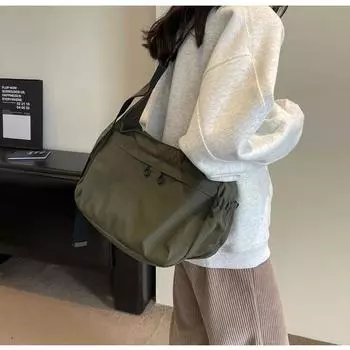 Нейлоновая сумка Сумка через плечо Сумка через плечо Сумка через плечо хаки