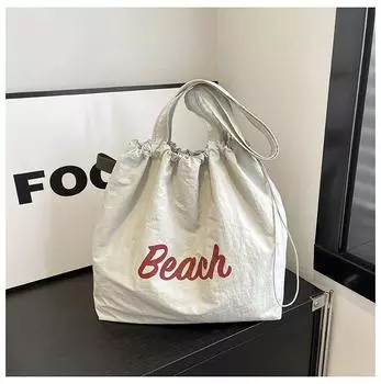 Нейлоновая сумка женская 2024 новая модная большая вместительная сумка через плечо подмышкой универсальная сумка для путешественников и студентов