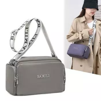 Нейлоновая сумка женская большая вместительная сумка через плечо сумка для среднего возраста сумка для матери верблюд