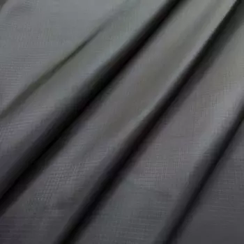 Нейлоновая ткань RUSUNM 200 x 145 см, тонкая однотонная водоотталкивающая ткань, наружная ткань, брезент, гамак, сумка для воздушных змеев, ручная работа, ткань своими руками (Темно-серый)