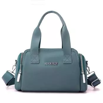 Нейлоновая женская сумка через плечо, легкая, большой емкости, сумка через плечо, сумка для матери светло-синий