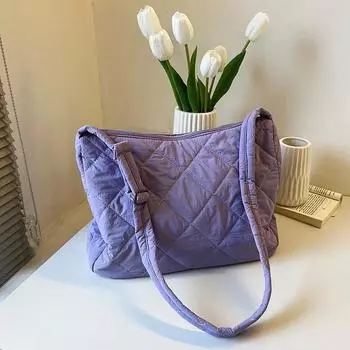 Нейлоновая женская сумка, женская трендовая и модная сумка через плечо, универсальная сумка через плечо чёрный