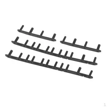 Нейлоновая звездочка с проушиной и защитной трубкой для бадминтонной ракетки Black