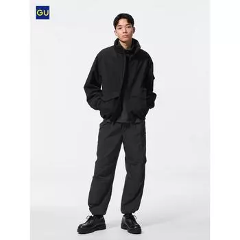 Нейлоновые брюки-парашюты на молнии Uniqlo Gu 07 GRAY/MEN S