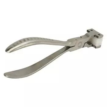 Нейлоновые плоскогубцы для гибки челюстей, нержавеющая сталь, плоские изогнутые губки, противоскользящая ручка, ювелирные плоскогубцы для ремонта