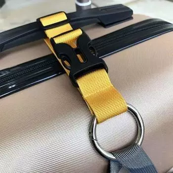 Нейлоновые ремни для багажа, ремни с пряжками, модные дорожные стяжки для багажа для женщин светло-синий