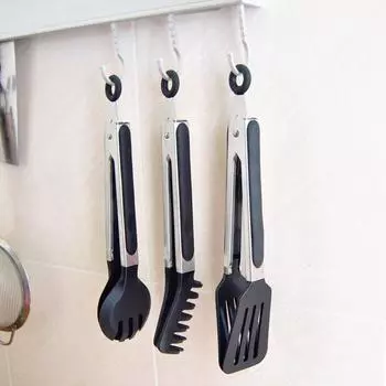 Нейлоновые щипцы для еды, термостойкий зажим для барбекю, кулинарный зажим, лопатка, зажим для лапши, папка для хлеба, выпечки, салата, лопатка, кухонные наборы