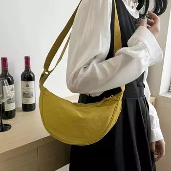 Нейлоновые швейные нитки женские сумки через плечо универсальные женские сумки-хобо на молнии распродажа мода