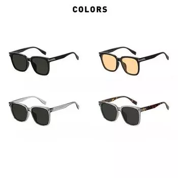 Нейлоновые солнцезащитные очки с защитой от ультрафиолета, модные туристические мужские и женские солнцезащитные очки, корейская версия солнцезащитного козырька с большой оправой.