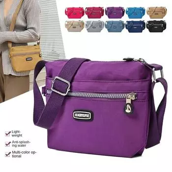 Нейлоновые женские сумки-мессенджеры, маленькая сумочка на плечо, женские сумки через плечо, летние сумки 2024, высокое качество, сумка-тоут Bolsa розы красного