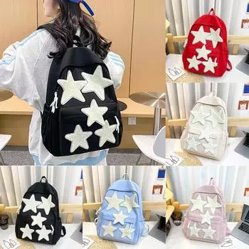 Нейлоновый большой рюкзак для девочек, рюкзак для работы, спорта, путешествий, пешего туризма, школьной сумки для колледжа белый