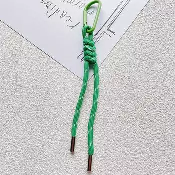 Нейлоновый брелок для ключей из веревки ручной работы Y2K сумка кулон ювелирные изделия Diy красочный кулон подарок