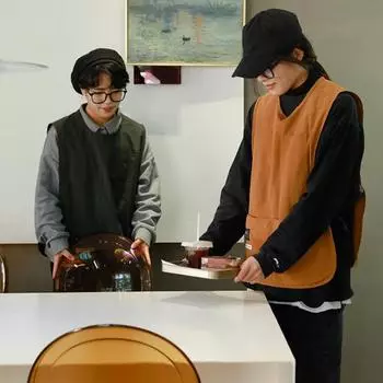 Нейлоновый фартук, водонепроницаемый, устойчивый к пятнам, повседневный жилет, однотонный жилет без рукавов, рабочая одежда с карманами для кухни, рукоделие, живопись темно-зеленого