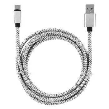 Нейлоновый кабель Micro USB для зарядки Huawei P SMART 3019 8X Mediapad T3 для HTC Desire 550 650 628 630 530 830 825 Кабель для зарядки 0.25m
