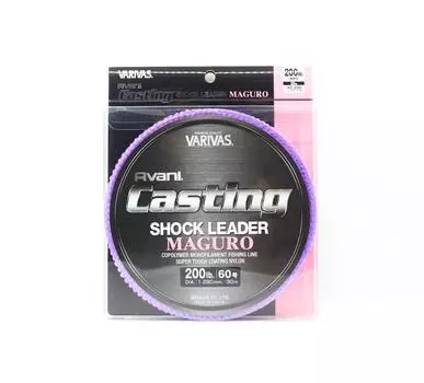 Нейлоновый литейный поводок Varivas Maguro 30 м, 200 фунтов (8841) чистый