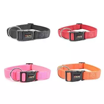 Нейлоновый материал для дайвинга, удобный и мягкий ошейник с уплотнительным кольцом для дрессировки собак, регулируемый поводок для домашних животных для маленьких и средних собак S