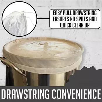 Brew In A Bag Нейлоновая сумка на шнурке Очень большой размер Товары для домашнего пивоварения Виноделие