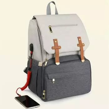 Нейлоновый однотонный рюкзак для мам на молнии, повседневные высококачественные сумки для женщин, модные новые стильные сумки для мам и малышей, большая вместимость