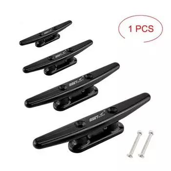 Нейлоновый пластик, низкая плоская планка, планка с открытым основанием, морская лодка, яхта, палубная линия, веревочная стяжка, оборудование для лодки, аксессуары 76mm