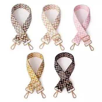 Нейлоновый ремень AU, мягкие женские аксессуары, сменный ремень, сумка-цепочка Stra Brown+White