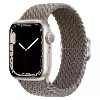 Нейлоновый ремешок для Apple Watch band 44 мм 45 мм 49 мм 42 мм 40 мм 41 мм 44 мм Эластичный плетеный браслет Solo correa Series 9 8 7 6 5 4 SE Ultra 38&40&41mm