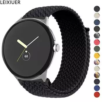Нейлоновый ремешок для Google Pixel Watch/Pixel Watch 2 эластичный регулируемый браслет на запястье сменные аксессуары для Pixel Watch for Google Pixel Watch 1/2