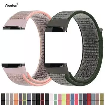 Нейлоновый ремешок для умных часов Fitbit Charge 5, спортивный нейлоновый браслет-петля, браслет Correa Pulsera для Fitbit Charge 5 Band