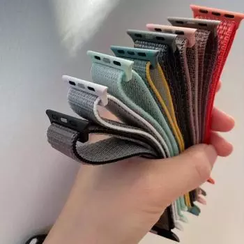 Нейлоновый ремешок-петля для Apple Watch Band 49 мм 44 мм 45 мм 41 мм 40 мм 42 мм 38 мм Correa Bracelet Iwatch Series 3 4 5 6 Se 7 8 Ultra Band 49 мм 42&44&45&49mm