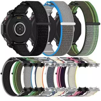 Нейлоновый ремешок-петля для спортивного браслета Huami Amazfit T-REX 3, сменный браслет для часов Huami Amazfit T-REX 3 For Amazfit T-REX 3 зелёный