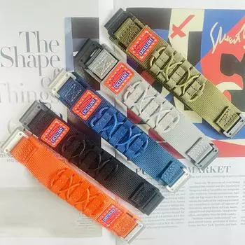 Нейлоновый ремешок Quick Fit 22 мм 26 мм для Garmin Fenix 7 7X 6X Pro/Epix Pro Gen 2 51 мм 47 мм/Fenix6 5Plus 5XPlus плетеный ремешок для часов For Garmin 22mm чёрный