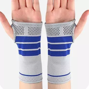 Нейлоновый рукав для поддержки запястья для занятий спортом. Прочная регулировка материала. Защита ладони. Облегчение боли. Дышащая защита рук от тендинита, артрита, растяжений. L Left Hand