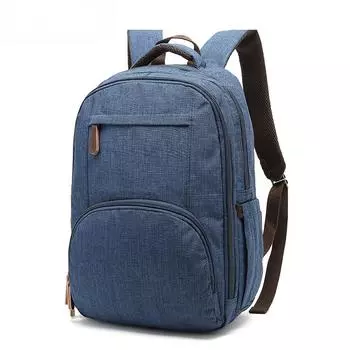 Нейлоновый рюкзак деловой рюкзак мужской водонепроницаемый дорожный компьютерный рюкзак трендовый студенческий школьный рюкзак синий