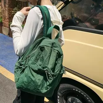 Нейлоновый рюкзак для школьников чёрный