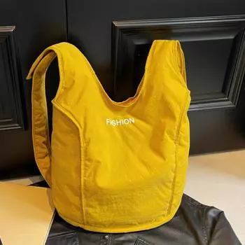 Нейлоновый рюкзак, новый женский рюкзак, деловой повседневный, большой емкости, компьютерная сумка, простой дорожный рюкзак чёрный