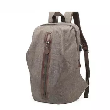 Нейлоновый рюкзак с USB-зарядкой для мужчин и женщин, школьный ранец для студентов, японская и южнокорейская сумка для компьютера синий