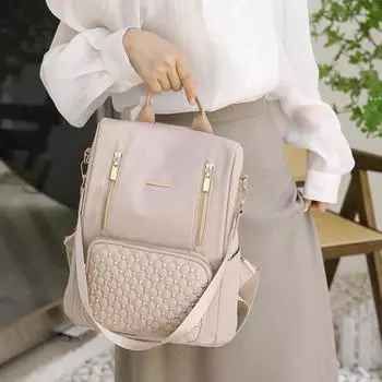 Нейлоновый рюкзак, женская сумка, школьная сумка с шипами