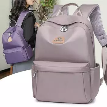 Нейлоновый рюкзак, женский легкий рюкзак для поездок на работу, студенческий школьный рюкзак, небольшой рюкзак для путешествий жёлтый