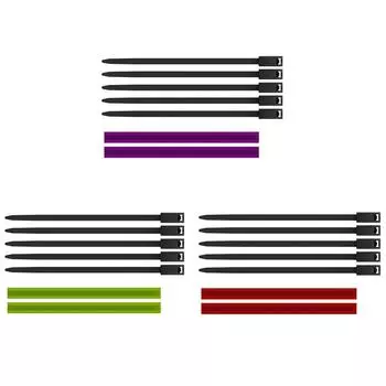 Нейлоновый силиконовый держатель для удочки с отверстием для крючка портативный прочный рыболовный инвентарь Fluorescent Yellow