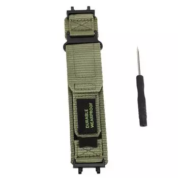 Нейлоновый спортивный ремешок для часов Outdoor Hook and Loop Watch Band Replacemnt Smartwatch Remezzo для Huami T зелёный