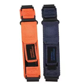 Нейлоновый спортивный ремешок для умных часов Huami T Rex Ultra, прочный металлический разъем, застежка-липучка, мягкая Orange