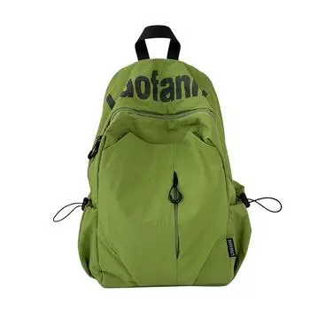 Нейлоновый ультралегкий рюкзак с защитой от брызг и влаги, однотонный рюкзак большой емкости для мужчин и женщин оранжевый