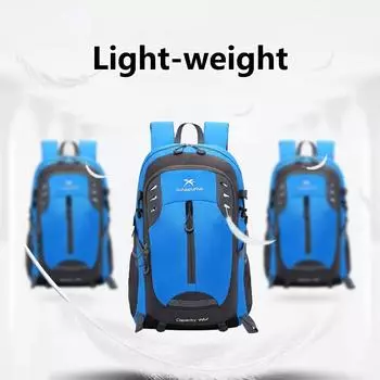 Нейлоновый водонепроницаемый рюкзак большой емкости для путешествий, альпинистская сумка, спортивный рюкзак красный