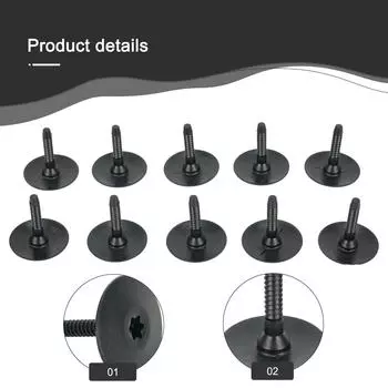 Нейлоновый зажим для боковой юбки, поддон для багажника 07147296886 10 шт. Автомобильные аксессуары